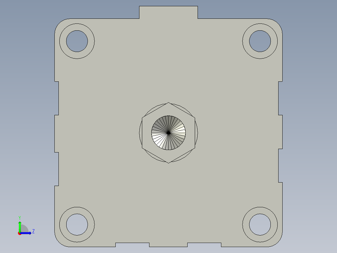 气缸SMCCDQ2B100X10-内牙左视图