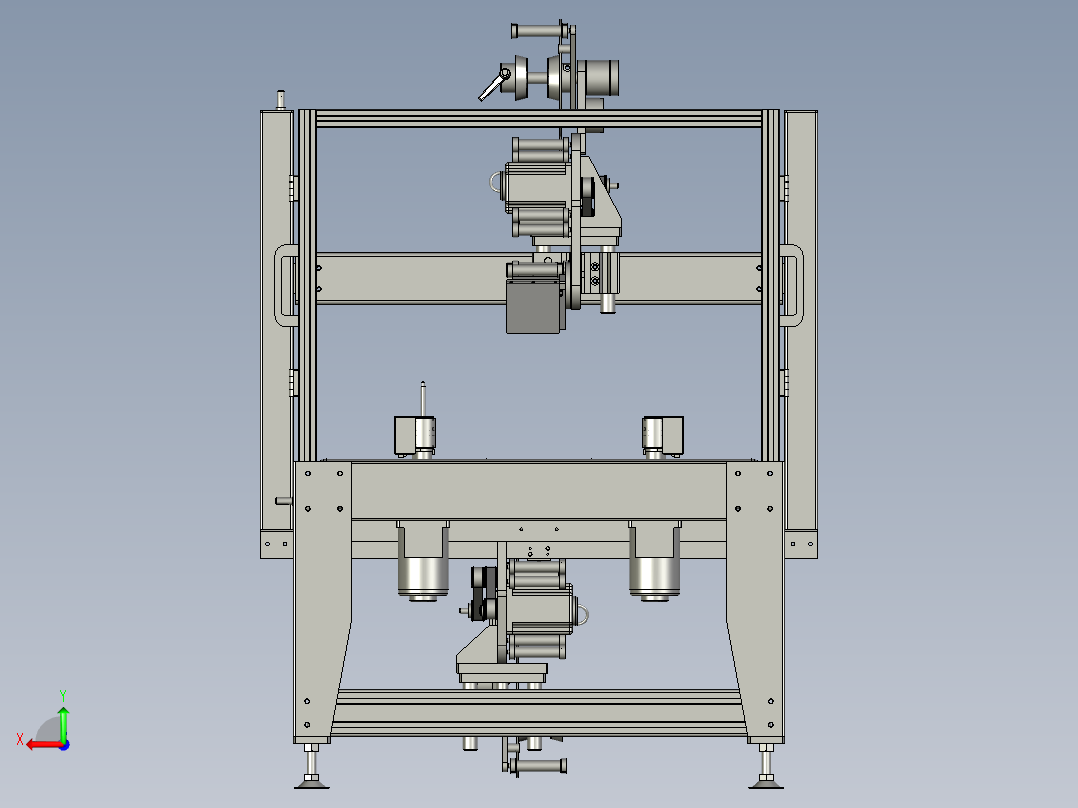 防拆防拆标签机的总成后视图