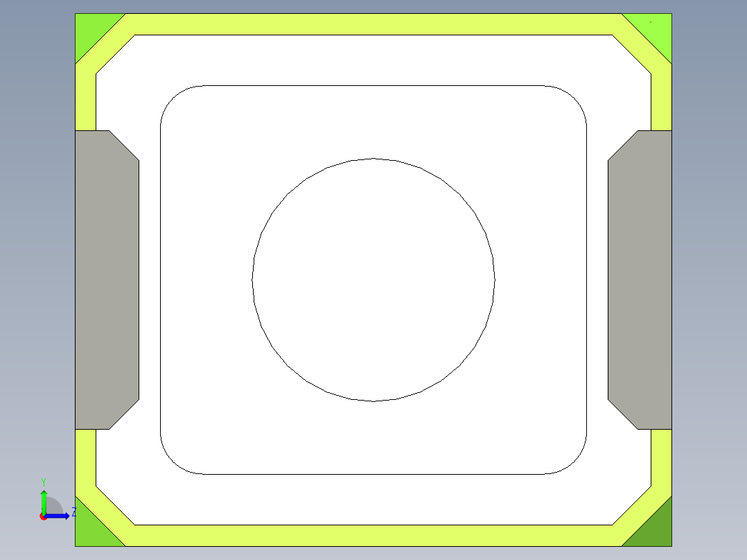 多功能睡眠仓左视图