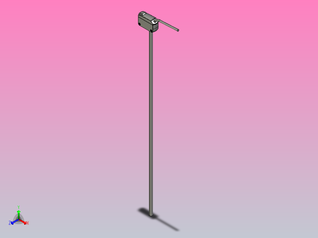 光电传感器WRX-40N正等轴测图