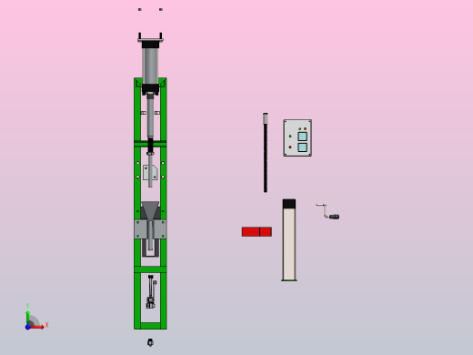 塑料射出成型机前视缩略图
