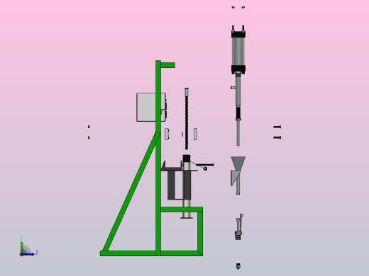 塑料射出成型机左视缩略图