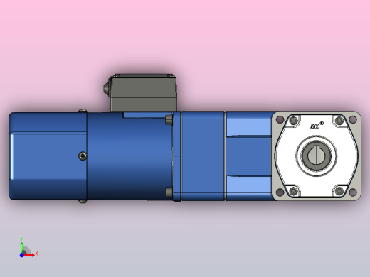 YF调速电磁制动电机40yf03-1800前视缩略图