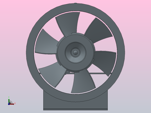 JAFF-Z机翼式轴流风机[JAFF-S-3.15Ⅰ-]前视缩略图