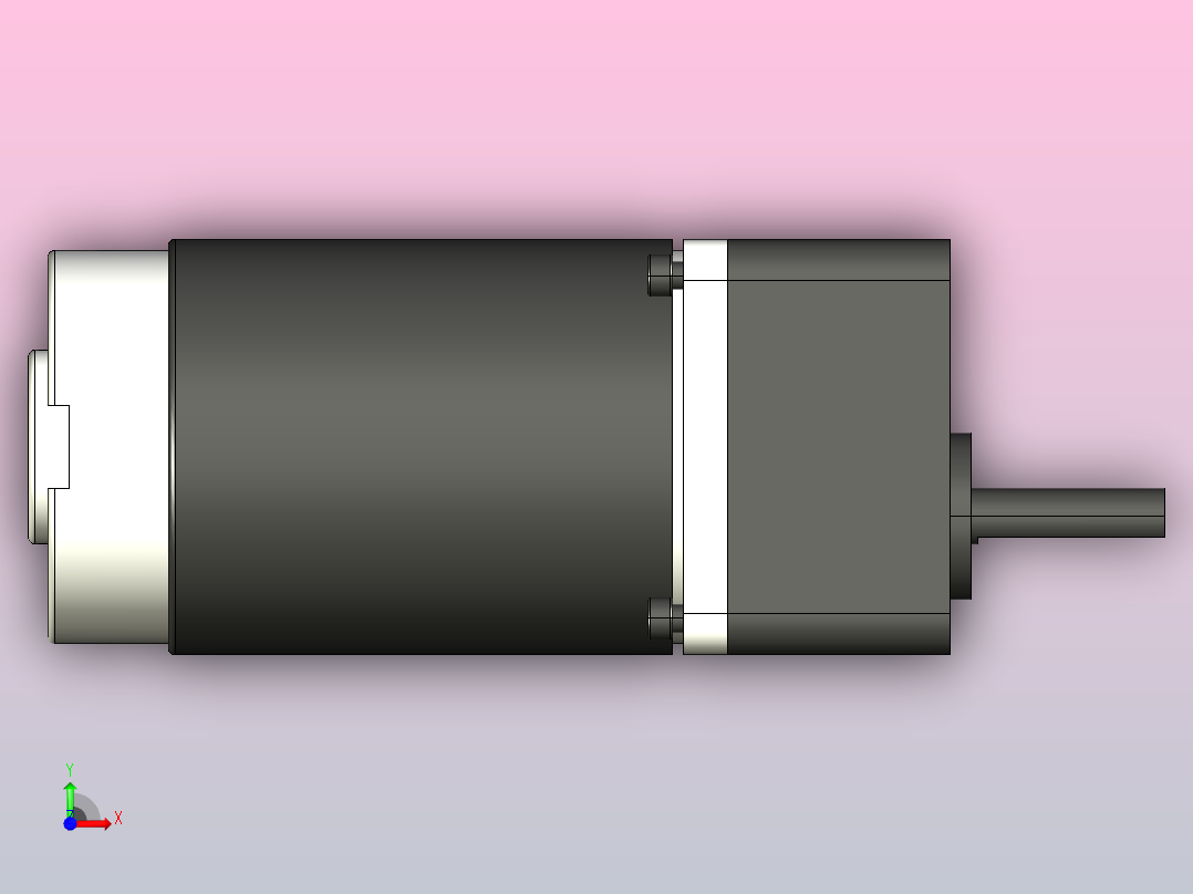 DC2（15-20W）系列电机[DC2GN20-N-24-23s]前视图