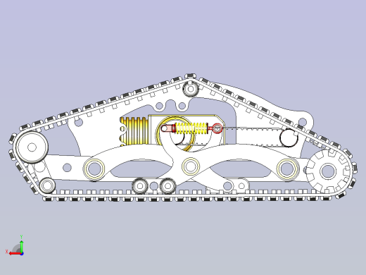DTV Shredder全地形履带滑板车设计图后视缩略图