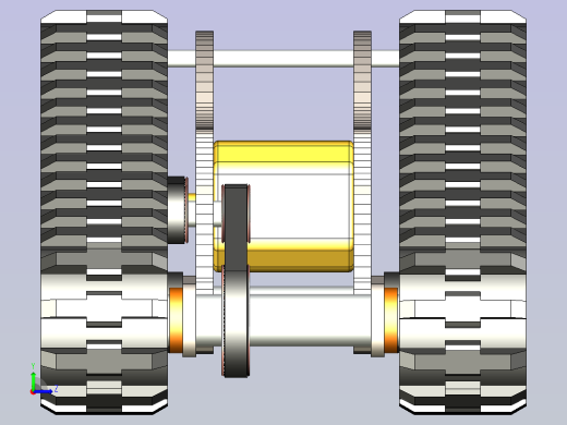 DTV Shredder全地形履带滑板车设计图左视缩略图