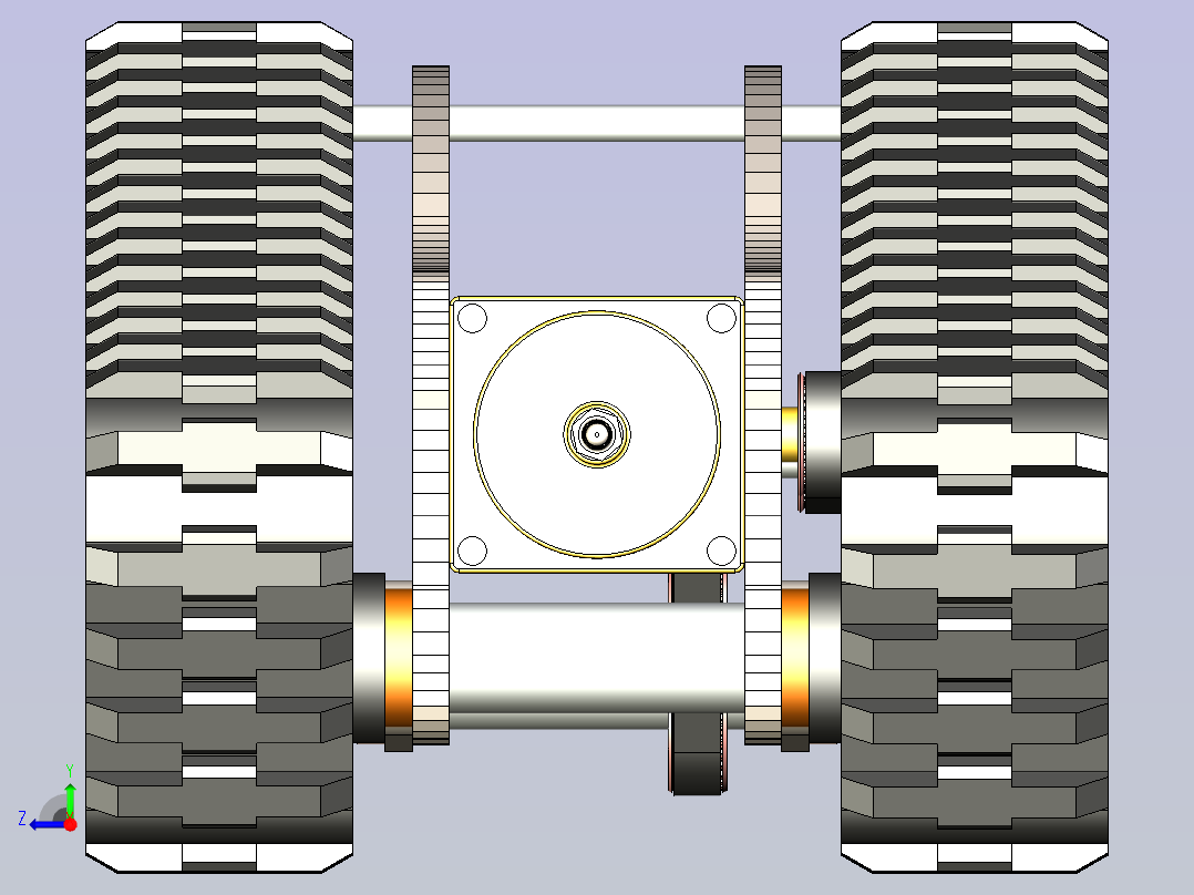 DTV Shredder全地形履带滑板车设计图右视图