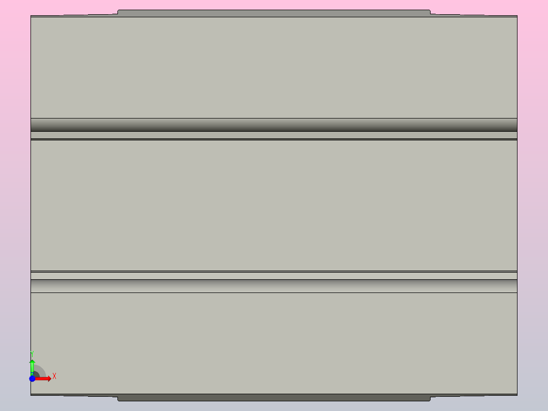 直线导轨LWL12滑块前视图