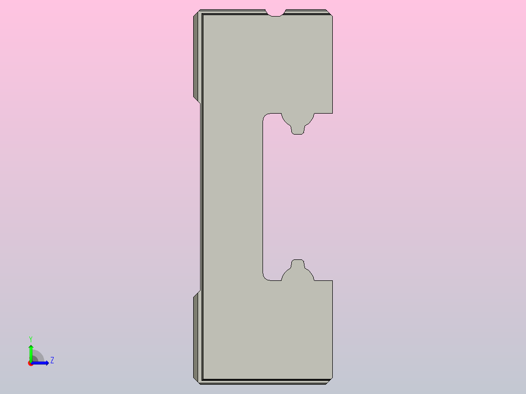 直线导轨LWL12滑块左视图