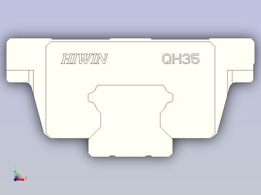 上银导轨 QHW35CC前视缩略图
