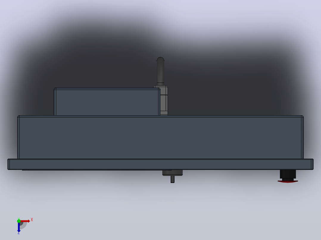 HN-200T车床数控系统[HN-200T]俯视图