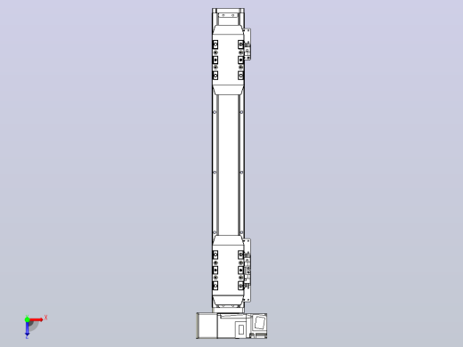 皮带直线轴双滑块型TPA-GCBS-50-P42-L100-LU-M10-N3俯视缩略图