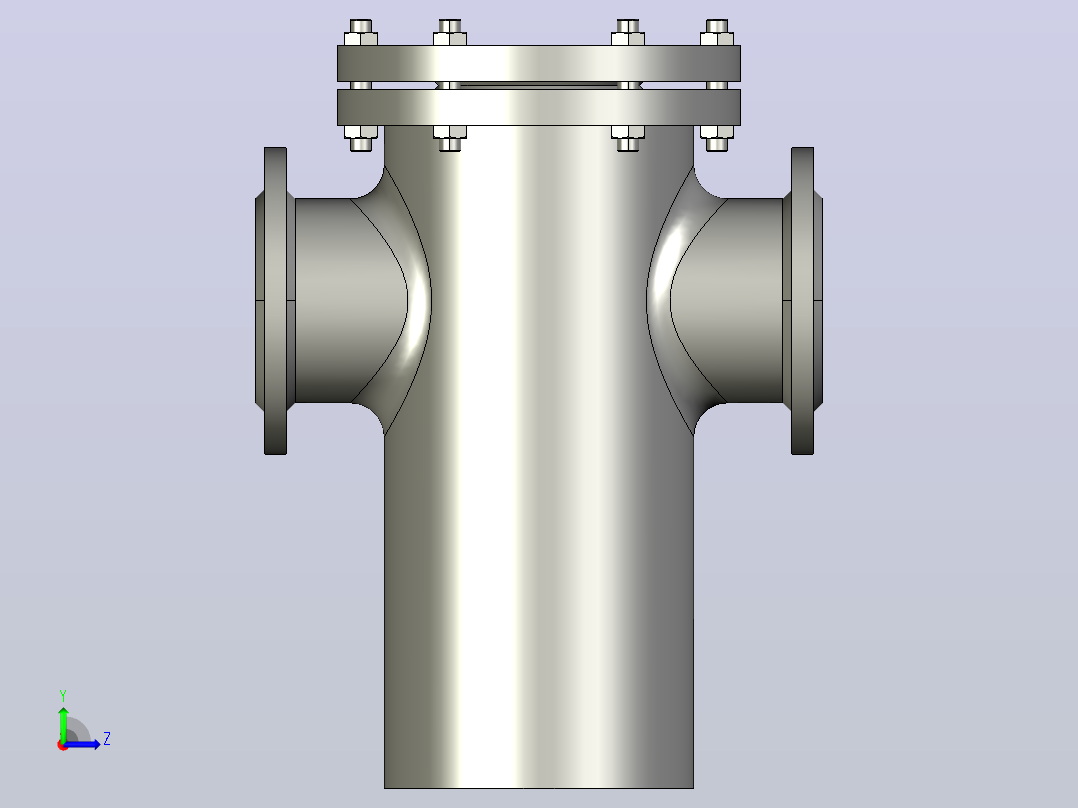 SD16C 篮式过滤器[150]左视图