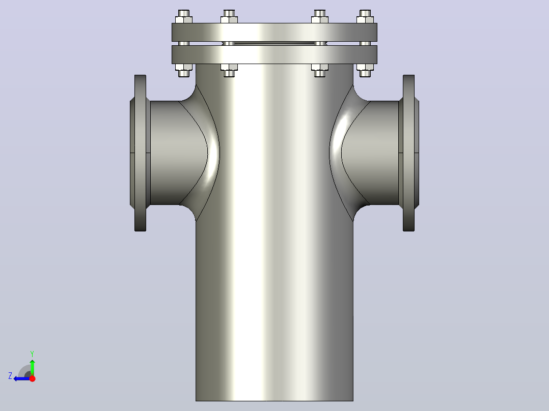 SD16C 篮式过滤器[150]右视图