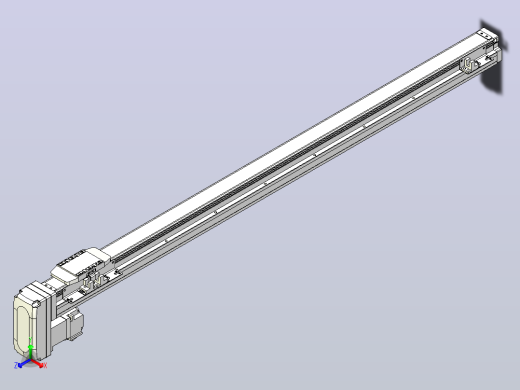 滚珠丝杠直线轴内置导轨TPA-GCR-40-1210C-L750-MP-M10-N3正等轴测缩略图