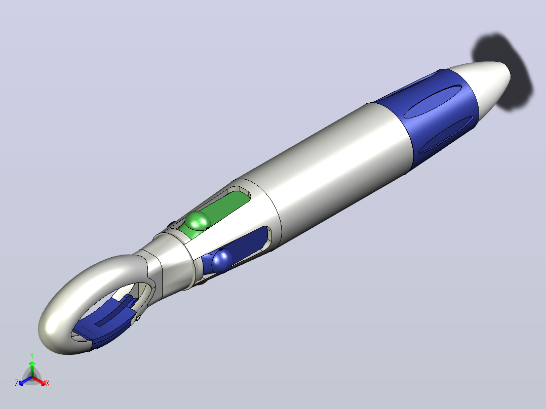 PLTW 2.2.6登山扣笔主视图
