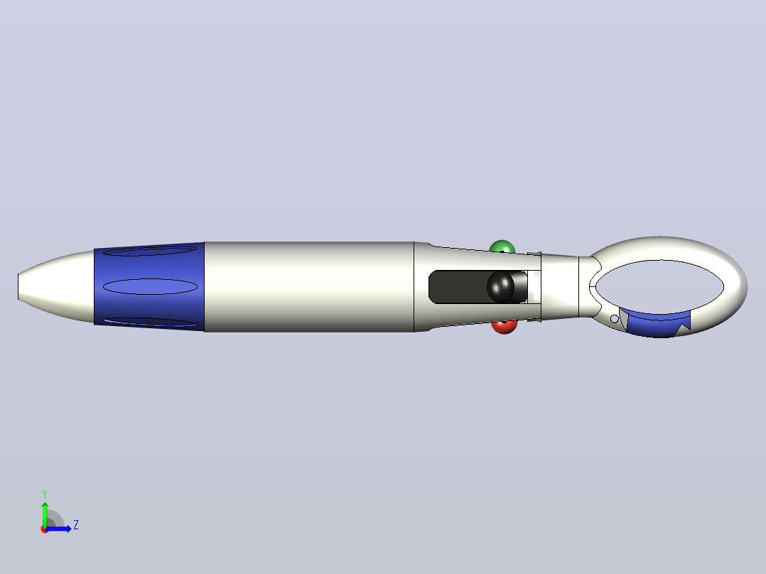 PLTW 2.2.6登山扣笔左视图