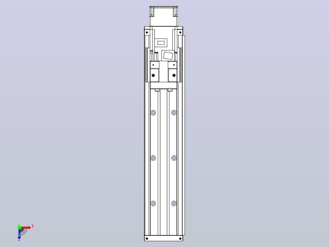 钢基模组TPA-KSR-8610C-440A1-MU-H0S0俯视图