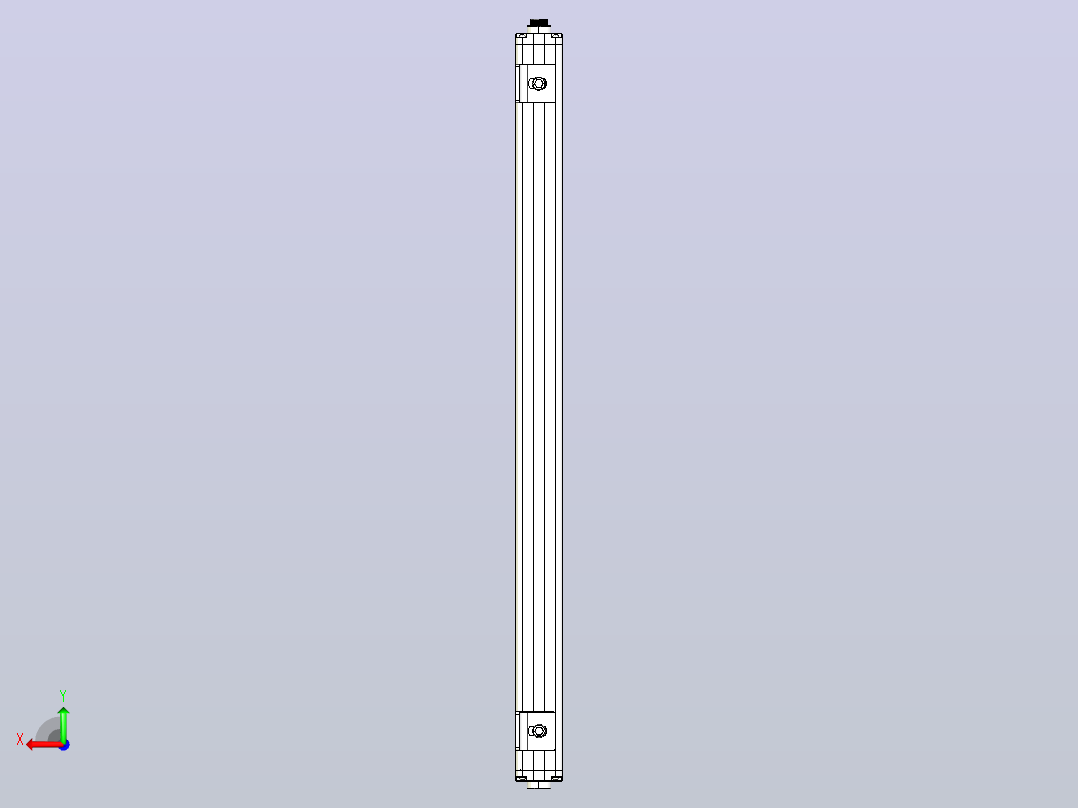 XTG2620安全光栅后视图