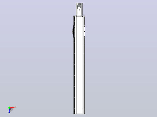 日规模组半封闭丝杆TPA-HNR-105D-1610C-L650-M-C-P40-N3俯视缩略图
