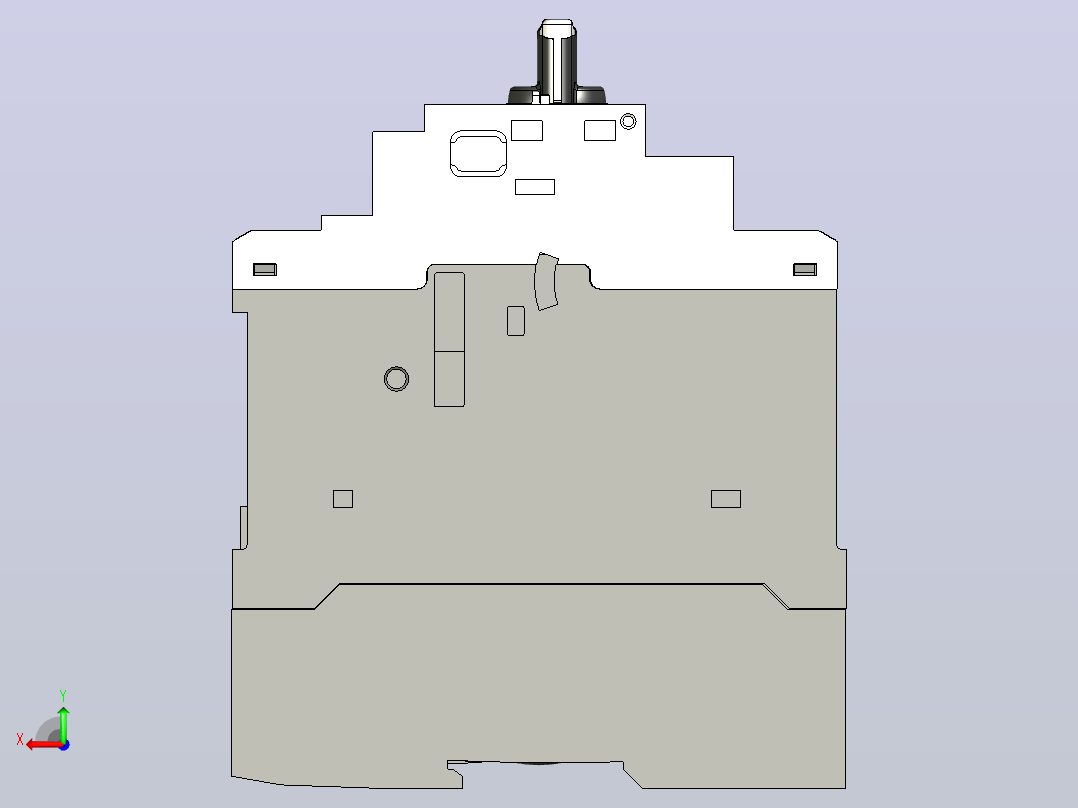 电机保护器MPW65 Weg后视图