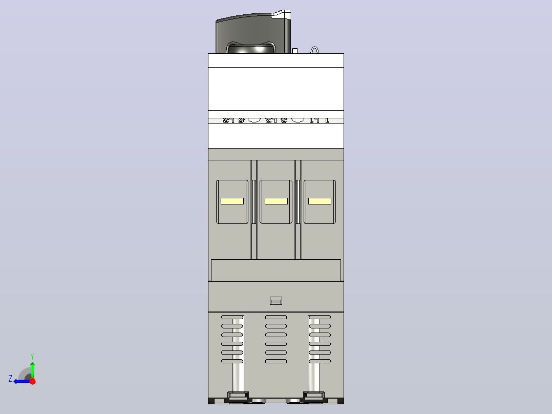 电机保护器MPW65 Weg右视图