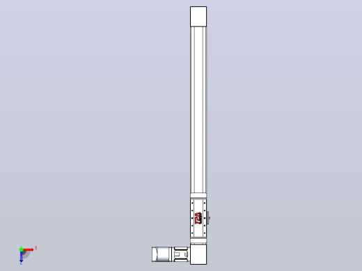 伺服电机集成皮带传动直线执行器TPA-OCB-60-140-L650-DL-J60-N3俯视缩略图