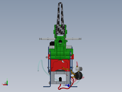 Agusta A-109 阿古斯塔 民用直升机 SolidWorks飞机后视缩略图