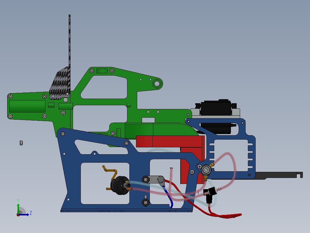 Agusta A-109 阿古斯塔 民用直升机 SolidWorks飞机左视图