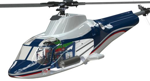 Agusta A-109 阿古斯塔 民用直升机 SolidWorks飞机缩略图