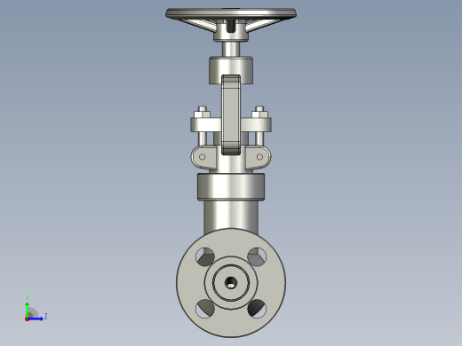 2500Lb-PN42.0 MPa[DN15]截止阀左视缩略图