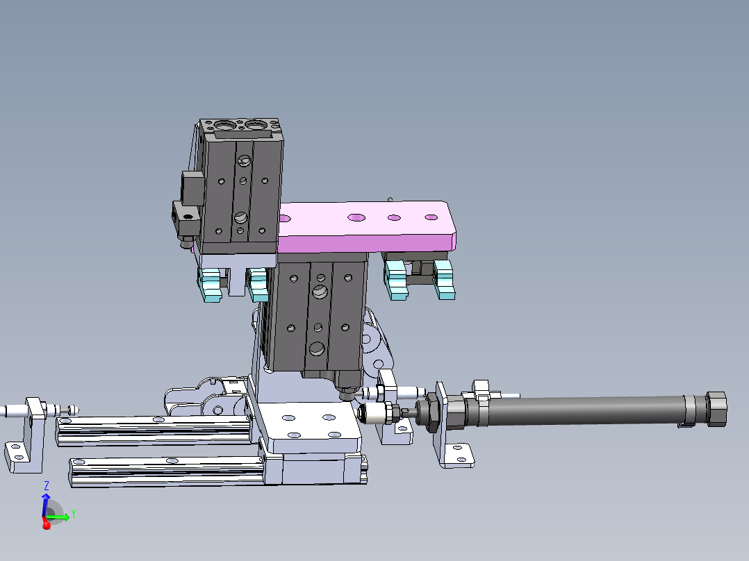 等距搬运压紧机构sw20可编辑