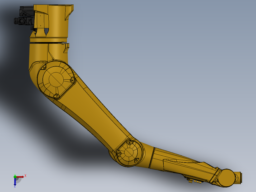 史陶比尔6-Axis Robotic Arm俯视图