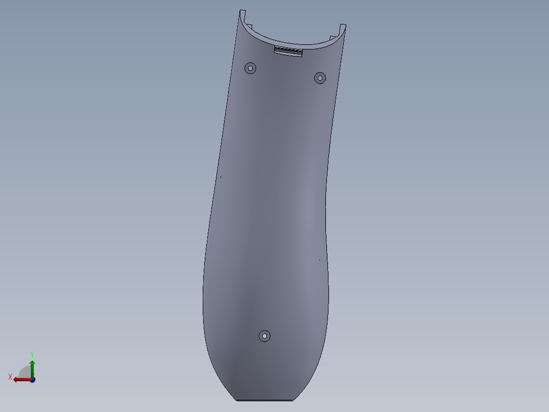 儿童理发器设计后视图