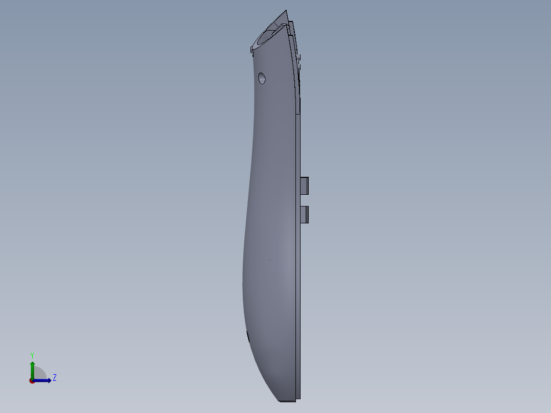 儿童理发器设计左视图