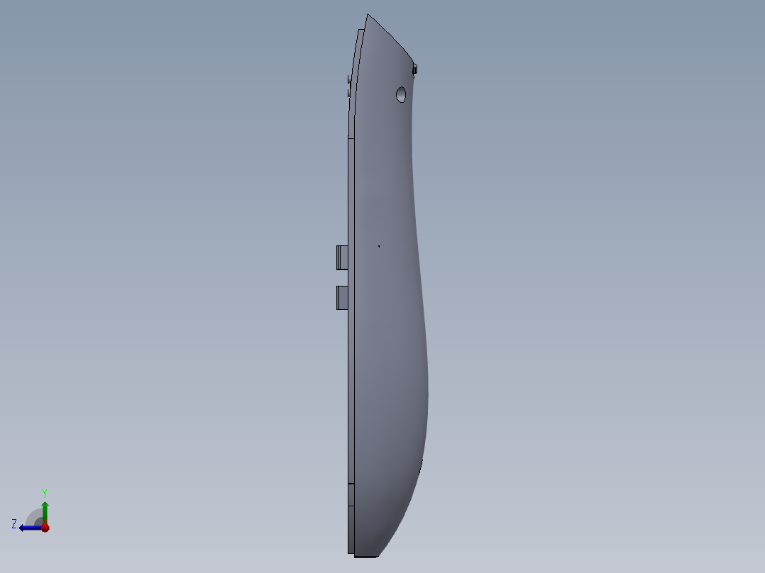 儿童理发器设计右视图