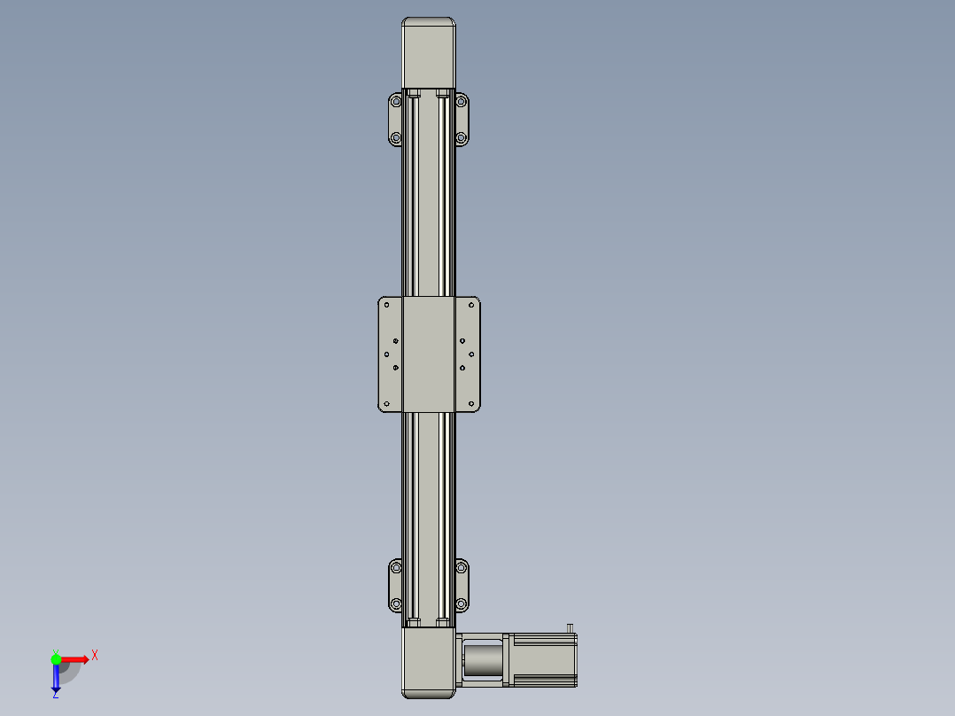 JD60C同步带模组俯视图