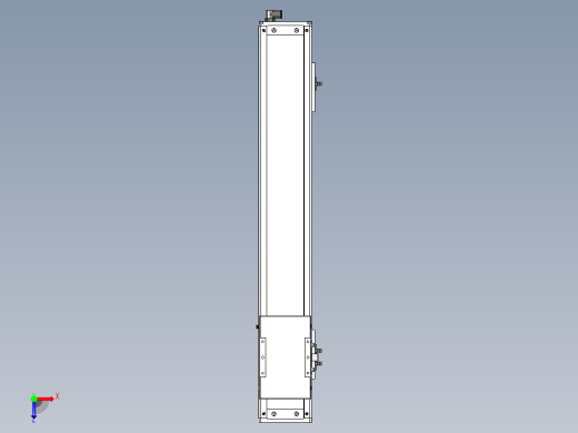 Toyo东佑达直线模组-ECH12-550-BM-100W+煞車俯视缩略图