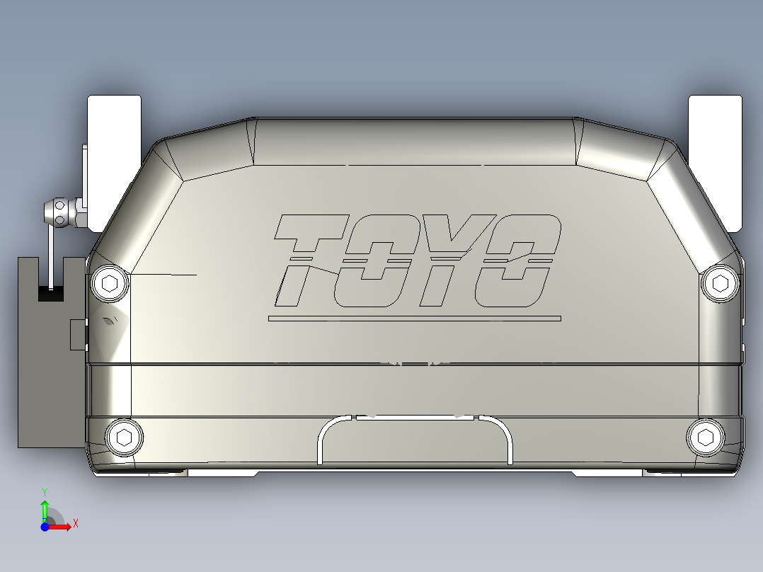 Toyo东佑达直线模组-ETH14-100-BC-400WB-ST前视图