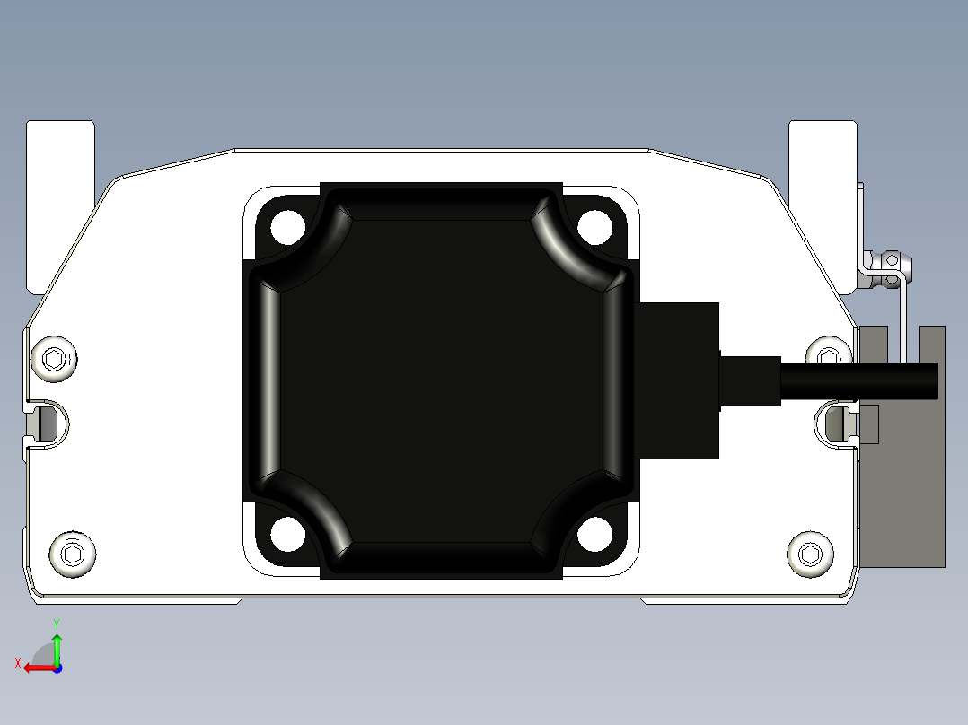 Toyo东佑达直线模组-ETH14-100-BC-400WB-ST后视图