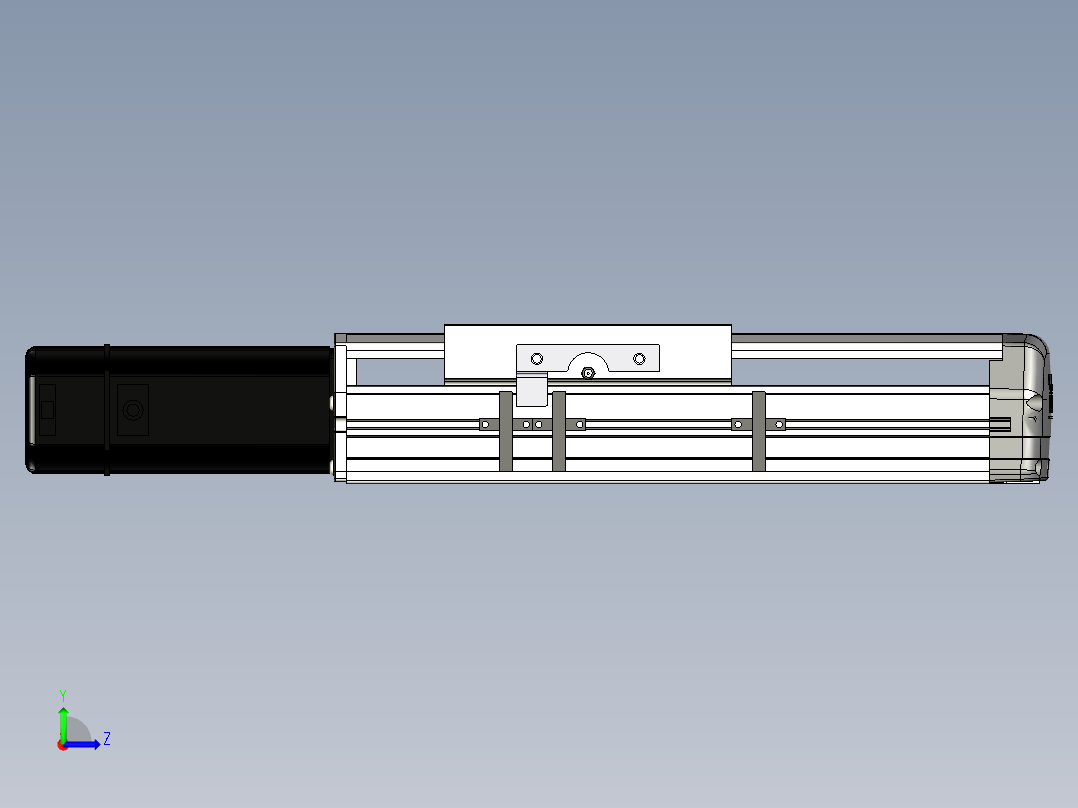 Toyo东佑达直线模组-ETH14-100-BC-400WB-ST左视图