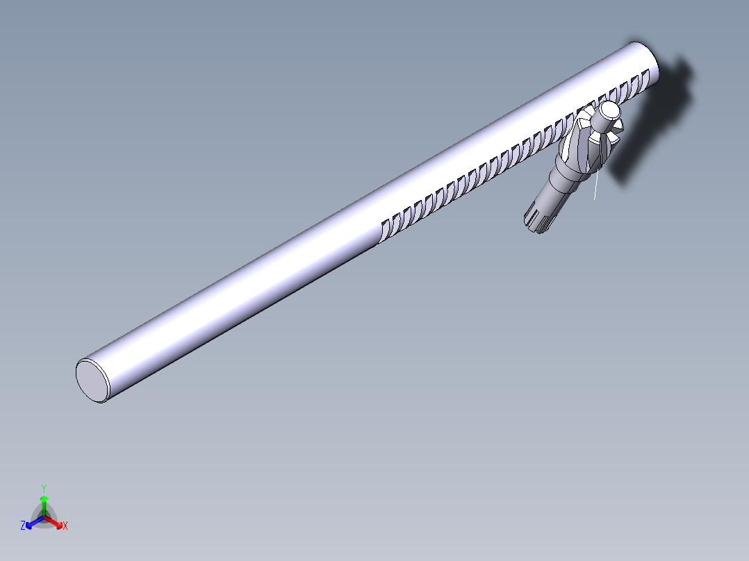 齿轮齿条转向器设计【说明书+CAD+CATIA】包含CAD图纸说明文档正等轴测图