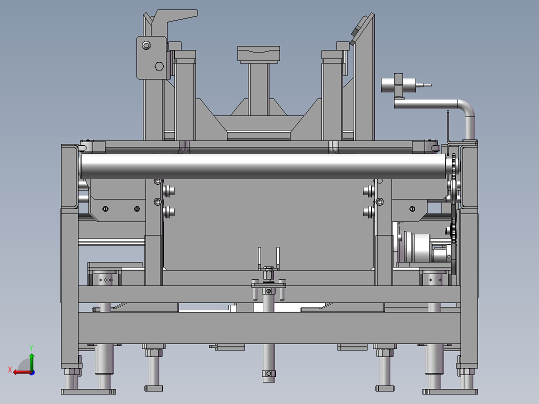 自动传送带后视图