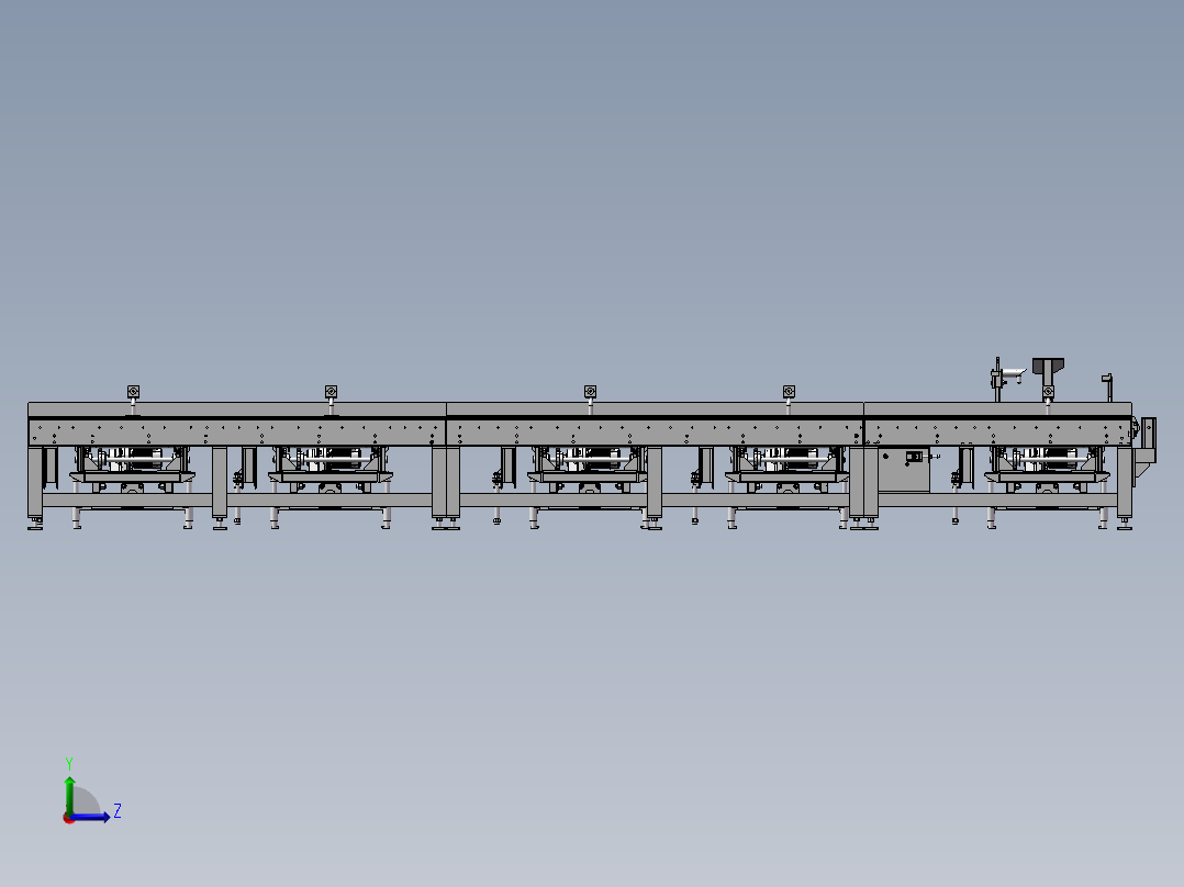 自动传送带左视图