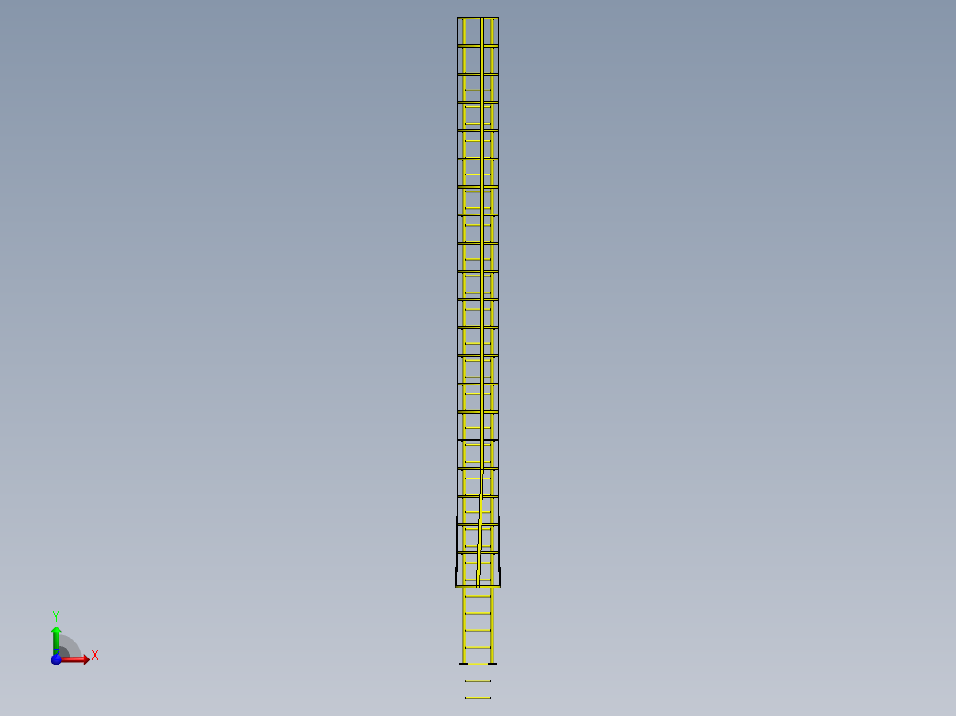 Cage Ladder-4 (2)前视图