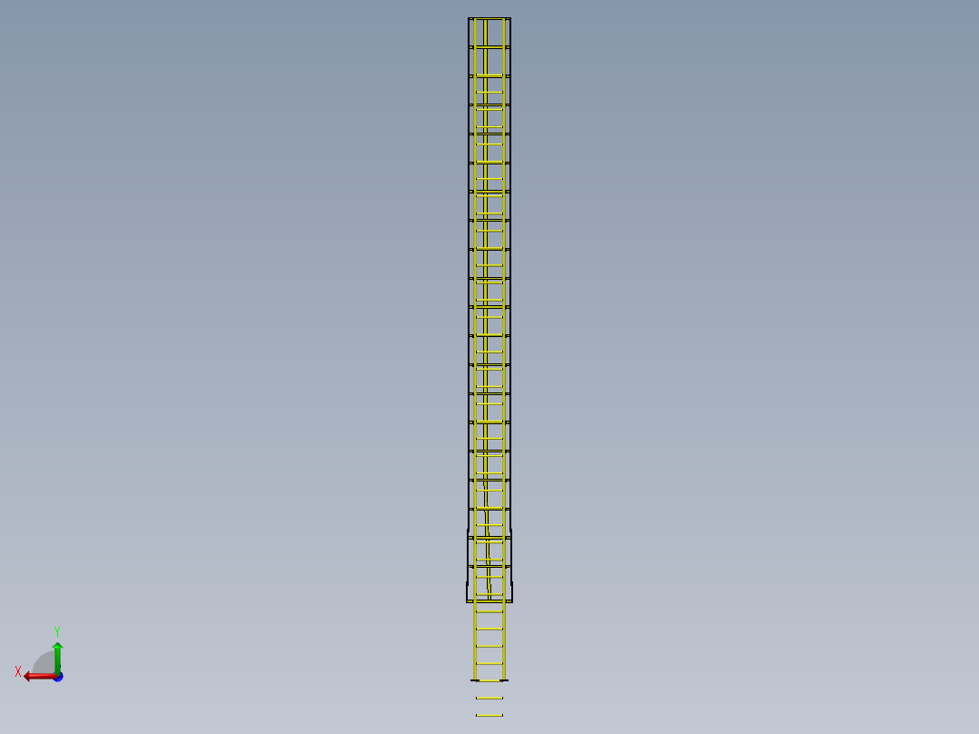 Cage Ladder-4 (2)后视图