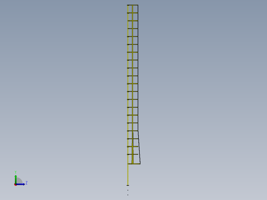 Cage Ladder-4 (2)左视图