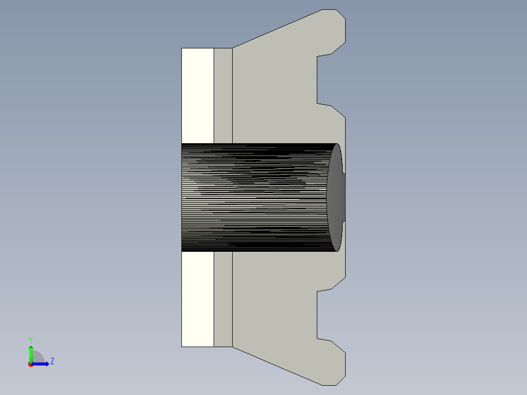 Brio 至 Duplo 转换器块左视图