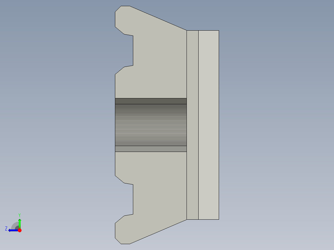 Brio 至 Duplo 转换器块右视图